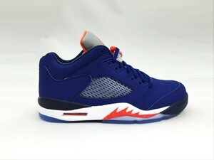 NIKE AIR JORDAN 5 RETRO LOW “Knicks” 819171-417 27.5cm　即納 送料無料