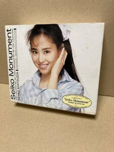 PROMO SEALED！新品CD BOX！松田聖子 Seiko Matsuda / Seiko Monument モニュメント CBS/Sony 50DH 5100/2 見本盤 BEST SAMPLE 1988 JAPAN