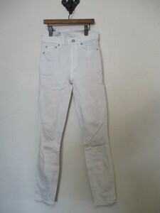 GAP ギャップ 白スリムデニムパンツ サイズ22（USED）52223