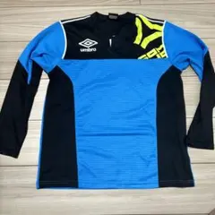 umbro サッカー 長袖ウェア 青/黒