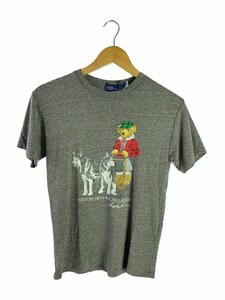 POLO RALPH LAUREN◆Tシャツ/XS/コットン/ブラウン/プリント/24SS/ポロベア