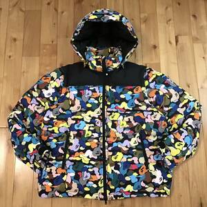 ★XL★ DETACHABLE ３WAY DOWN JACKET a bathing ape BAPE multi camo vest エイプ ベイプ アベイシングエイプ ダウンジャケット 迷彩 3916