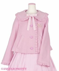 Angelic Pretty Frill Heartコート ピンク