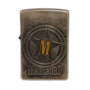 ジッポー ZIPPO 2000年製 マルボロ スターコンパス オイルライター ロゴ 銀 シルバー ※TP メンズ