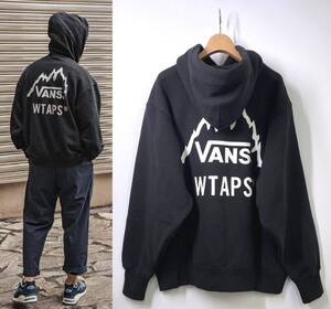 【22AW 新品 Sサイズ】WTAPS × VANS ダブルタップス ALPS HOODY CTPL スウェットパーカー ブラック 黒 ロゴ プルオーバー フード バンズ