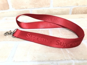 Supreme シュプリーム Nylon Lanyard レッド 111394612