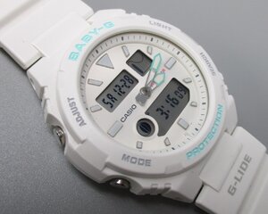 ■カシオBaby-G■新品同様■G-LIDE BAX-100-7AJF■レディース腕時計