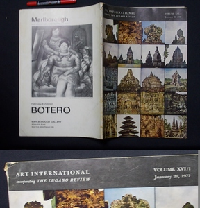 マールボロ美術?　ART　INTERNATIONAL　incorporating　THE　LOGANO　REVIEW　VOLUME　XV１/１　１９７２年１月　M-07　