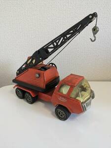 TONKA レトロおもちゃ クレーン車 ブリキ 玩具 当時物 ヴィンテージ 1円スタート