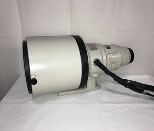 Canon LENS EF 400mm 1:2.8 L ULTRASONIC キャノン カメラ 昭和レトロ 望遠レンズ 一眼 ウルトラソニック レンズフード付き