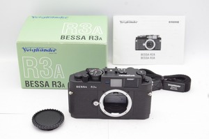 【適格請求書発行】美品 VOIGTLANDER フォクトレンダー BESSA R3A ボディ MF レンジファインダー 元箱付【アルプスカメラ】241116a