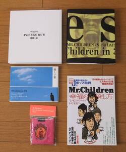 ★ミスターチルドレンMr.Children 5点セット 2012パンフレット/es Mr.Children370DAYS/詩集優しい歌/別冊宝島Jポップ批評/リストバンド