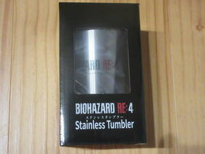 ◆バイオハザード BIOHAZARD RE:4 ステンレスタンブラー タイプB 420ml コップ カップ バイオ ゲーム ロゴデザイン レア 希少◆新品未開封