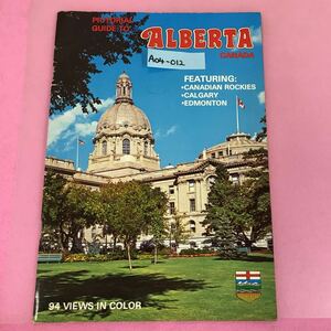 A04-012 ALBERTA CANADA 94 VIEWS IN COLOR 全体的に使用感有り