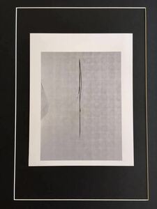 【篠田桃紅】絵柄84種展開 墨象画「遊」印刷物 抽象画 墨 書道 Toko Shinoda 木製額装サイズ44.1×33.8cm 絵柄&サイズ違い有り