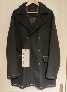 PORTVEL PEA COAT ピーコート NULABEL 3 美品 定12万 ポートベル ポートヴェル ニューレーベル オーバーサイズ