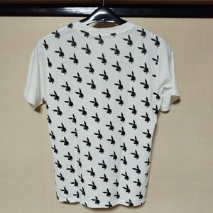 プレイボーイ　PLAYBOY　Tシャツ　M　中古　白