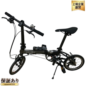 DAHON ダホン K3 14インチ 折り畳み ミニベロ 自転車 ガンメタル ブラック 中古 美品 楽 B9256767