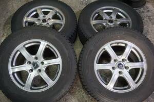 深溝 BS ブリザックDM-V3 215/70R16 BALMINUM 6.5J +46 PCD114.3 デリカD5 アウトランダー RVR ハリアー RAV4 CX5 エクストレイル*846c