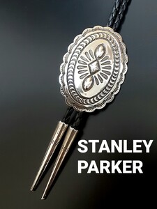 程度良好 STANLEY PARKER スタンレイパーカー スタンレーパーカー ボロタイ ループタイ NAVAJO ナバホ インディアンジュエリー スタンリー