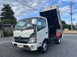 即決★平成26年★トヨエース★ダンプ★積載4000kg★ワイド★予備検査付★133400km★調子良好★メッキカスタム★電動コボレーン★4tダンブ★