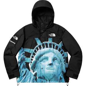 希少★新品本物【黒★L】The North Face Statue of Liberty Mountain Jacket ノース マウンテン 正規店購入 シュプリーム 入手困難 Supreme