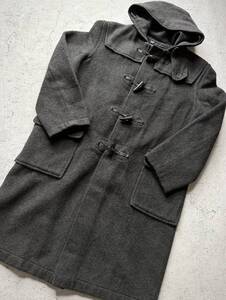 ☆★ 80s-90s ENGLAND製 GLOVERALL / DUFFLE COAT CHARCOAL OLD VINTAGE 英国製 グローバーオール ダッフルコート オールド ビンテージ