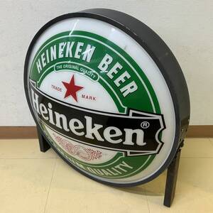 24博/B104221-1/L122-313/IM4000【名古屋】Heineken ハイネケン HEINEKEN BEER PREMIUM QUALITY 看板