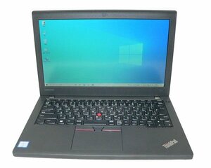 おススメ Windows10 Home 64bit Lenovo Thinkpad X270 Core i5-6200U 2.3GHz メモリ 4GB HDD 500GB(SATA) 無線LAN 12.5インチ(1366×768)