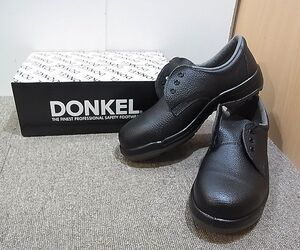 【NG411】未使用 DONKEL ドンケル ウレタン底安全靴 D5001N 25.5ｃｍ EEE 3E 牛クロム革 軽量 2層底 2022年製