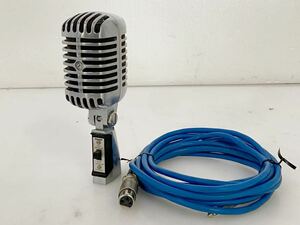 サ7060M★SHURE　シュア　ダイナミックマイク　55SH　SERIES 2　ケーブル付き★