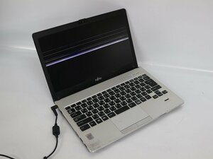 ジャンク品 ノートPC 13.3型ワイド FUJITSU LIFEBOOK S935/K FMVS03003 Core i5第5世代 メモリ2GB HDD無 USB 3.0対応 起動確認済 代引き可