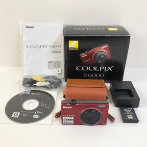 Nikon ニコン COOLPIX クールピクス S6000 コンパクトデジタルカメラ 箱付き 通電確認済み