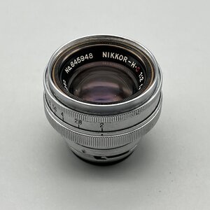 NIKKOR-H・C 5cm f2 ニッコールH・C 50mm Nippon Kogaku Japan 日本光学 Nikon ニコン Sマウント