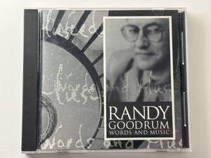 ランディ・グッドラム WORDS AND MUSIC RANDY GOODRUM 日本盤 帯なし 日本語 曲、歌詞解説書付 美品 全11曲収録