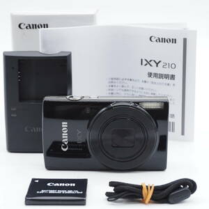 ★新品級・元箱付き★ Canon キャノン デジタルカメラ IXY 210 BK ブラック #2426