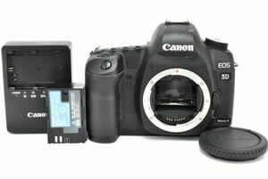 【美品 シャッターカウント 7691回】Canon キヤノン EOS 5D Mark II Digital SLR Camera デジタル カメラ ボディ 本体 黒 EF-TN-JP353