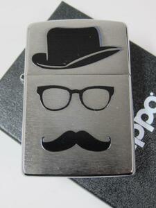 2014年製 Zippo ユニーク ひげおやじ　髭紳士 #28648新品