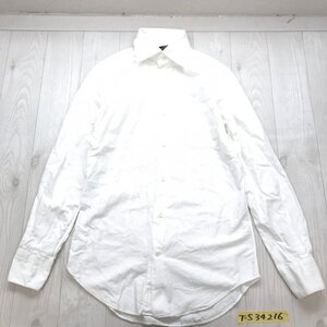 SHIPS シップス メンズ Fine Fit ビジネス 長袖シャツ 37 白