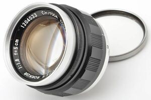 SUPER ROKKOR 5cm F1.8 CHIYODA KOGAKU スーパーロッコール Lマウント 千代田光学 スーパー ロッコール 5/1.8 ライカ Leica ライツ Leitz