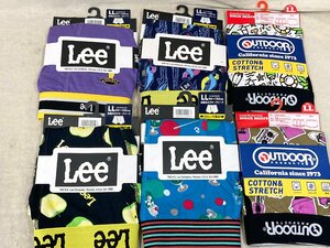 11-01-A06 △F メンズ パンツ 下着 サイズLL 6枚セット Lee OUTDOOR ボクサーブリーフ インナー ボトムス 未使用品