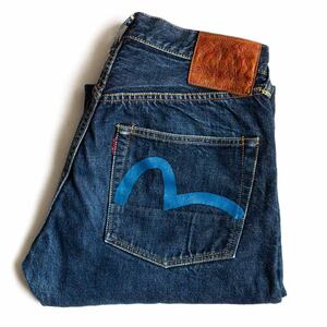 【雰囲気抜群】EVISU 【LOT.2020 デニムパンツ】34×32 エビス ジーンズ カモメ 2408300