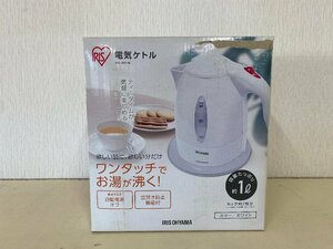 【未使用品】アイリスオーヤマ　電気ケトル（ホワイト）　1.0L