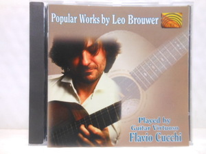 輸入盤　フラヴィオ　クッキ　　Popular　Works　by　Leo　Brouwer　ー　Guitar　Flavio　Cucchi