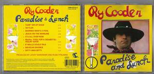 CD//Ry Cooder◆ ライ・クーダー Paradise and Lunch パラダイス・アンド・ランチ