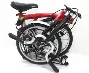 BROMPTON ブロンプトン 折り畳み自転車 16インチ 1X3S レッド◆検 ミニベロ M3R 内装3速 birdy BD-1 DAHON TERN ESR Moulton