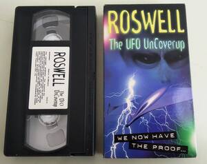 VHS ビデオテープ Roswell The UFO UNCoverup ロズウェル UFO 墜落事件 宇宙人 外星人