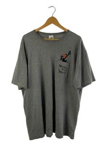 Tシャツ/XL/コットン/GRY/90s/Warner Brothers/グッドボーダー/ポケT