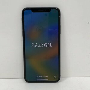 【ジャンク品】 Apple iPhone X A1902 256GB スペースグレイ 利用制限 ソフトバンク 〇 アクティベーションロックあり 240318SK040207