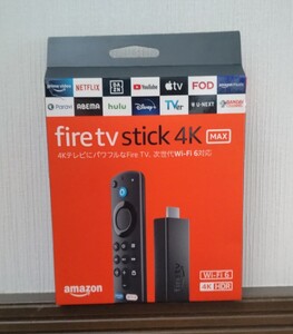 中古品　Amazon Fire TV Stick 4K MAX 第３世代Wi-Fi 6対応 アマゾン ファイヤースティック 